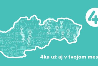 Photo Surfujte so 4kou na najmodernejšej 4G sieti už aj v Žarnovici, Sobranciach, Čiernej nad Tisou či vo Svite