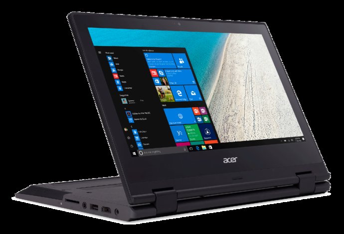Photo ČR: Acer na veľtrhu BETT 2017 predstavil univerzálny a robustný konvertibilný notebook TravelMate Spin B1