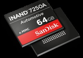 Photo Western Digital uvádza úložisko iNAND 7250A SanDisk určené pre rastúce potreby automobilového priemyslu
