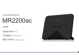 Photo Spoločnosť Synology® predstavuje smerovač Mesh Router MR2200ac, s ktorým vytvoríte lepšiu Wi-Fi sieť a bezpečnejší internet