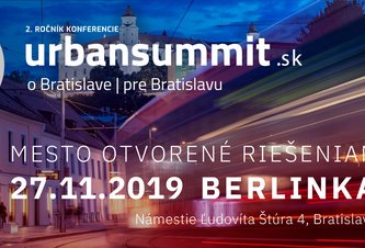 Photo URBANSUMMIT 2019: Prvý festival, ktorý Bratislave prináša návrhy riešení aktuálnych mestských otázok